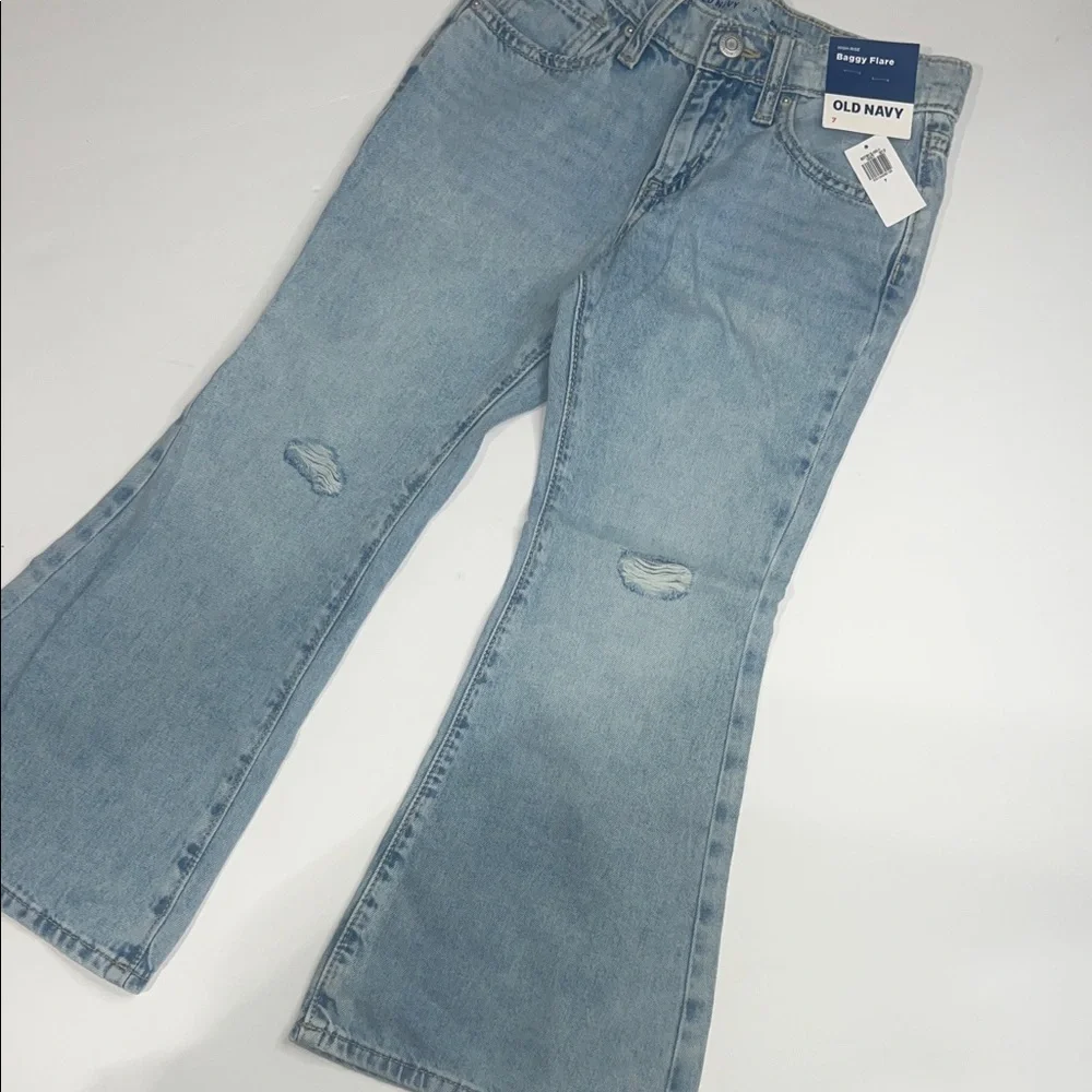 Old Navy Denim Flare Jeans Girls 7